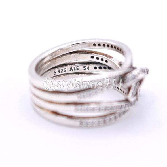 AUTHENTIC PANDORA Delicate Sentiments Statement Ring - Picture 5 of 13